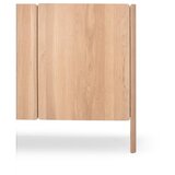 Gazzda Komoda od punog hrasta u prirodnoj boji 220x85x42 cm Dvor – | shoptok.hr