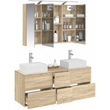  Set namještaja za kupaonicu 4 kom. Hrast sonoma | shoptok.hr