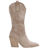 La Modeuse Škornji 75649_P179013 Bež | Shoptok.si