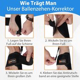HEALRECUX 2x opornica za korekcijo hallux valgus z ločevalniki prstov | Shoptok.si