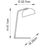  Endon 106336 - Stona lampa BRAIR 1xE14/7W/230V crna | Eponuda.com