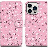 Cadorabo Ohišje, združljiv z Apple - Design Flower Rain št. 6 - Zaščitni pokrov z magnetnim zapiranjem, funkcijo stojala in režo za kartico, (20603793) Cene