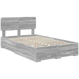 Konstrukcija postelje Siva Sonoma 120 x 200 cm Konstruiran les, (5000102930) | Shoptok.si
