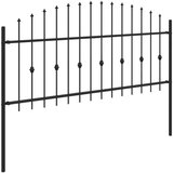 Vrh z bodicami Črna 200 x 130 cm Prašno lakirano jeklo, (5000157955) | Shoptok.si