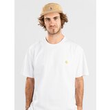 Carhartt WIP Majica bež / bela | Shoptok.si