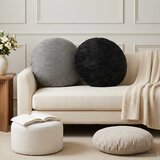  Presvlaka za jastuk 2 kom. HEERLEN Antracit Ø 50 cm | shoptok.hr