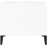  Stolić za kavu sjajni bijeli 100x50x45 cm od konstruiranog drva | shoptok.hr