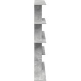  Polica zidna Siva 102 x 20 x 130 cm Konstruirano drvo | Shoptok.si