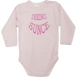 Ivona Bodi za bebe dugih rukava Dekino sunce, Roze Cene