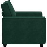SOFA fotelja tamnozelena 100x78x84 cm baršun | shoptok.hr