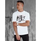 DStreet white men's t-shirt with print | shoptok.hr