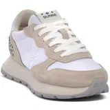 Nizke superge 01 ALLY STUDS Bela