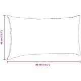 vidaXL Blazine za kavč 2 pcs Svetlo zelena 80 x 40 cm blago | Shoptok.si