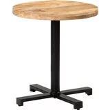 Bistro stolić okrugli Ø 70 x 75 cm od grubog drva manga