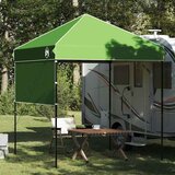Šator s nadstrešnicom Zelena 194 x 194 x 251 cm tkanina | shoptok.hr