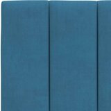 vidaXL Krevet s madracem plavi 120 x 200 cm baršunasti | shoptok.hr