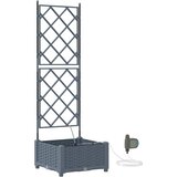  Vrtna saksija Svijetlo siva 40 x 40 x 126 cm Plastika | shoptok.hr