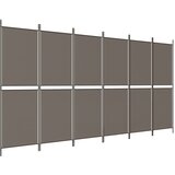 Sobna pregrada s 6 panela antracit 300x200 cm od tkanine | Eponuda.com