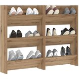  Ormar za cipele Zidne 2 pcs Umjetnički hrast 60 x 18 x 90 cm | Eponuda.ba