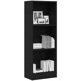  Polica za knjige crni hrast 40x24x109 cm Inženirsko drvo | shoptok.hr