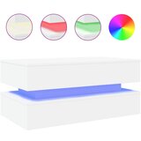 Maison Chic Klubska mizica - kavna mizica - Nizka mizica z LED lučkami bela 90x50x40 cm, (21752028) Cene