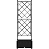  Vrtna saksija Crna 40 x 40 x 125,5 cm Plastika | shoptok.hr