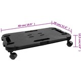 Transportna kolica 2 kom. Crna polipropilen 200 kg | shoptok.hr