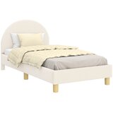  za djecu s uzglavljem Krem 80 x 160 cm Bouclé | shoptok.hr