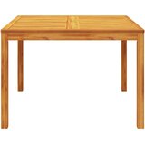  3-dijelni vrtni blagovaonski set od masivnog bagremovog drva Smeđa 110 x 110 x 75 cm | Shoptok.si