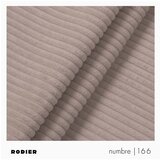 Rodier Bež sedežna garnitura iz rebrastega žameta 285 cm Villet – | Shoptok.si