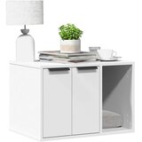  Kutija za mačji pijesak bijela 60x40x40 cm konstruirano drvo | shoptok.hr