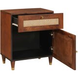  Noćni ormarići s ladicama 50 x 33 x 60 cm Čvrsto drvo manga | shoptok.hr
