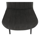 Kondela Stol, temno siv/črn, HAZAL | Shoptok.si