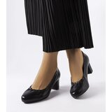 Gemre Black block heel pumps Ploufe | Shoptok.si