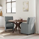  Blagovačke stolice s kotačima 2 pcs Svjetlosiva 57 x 67 x 95 cm | Eponuda.ba