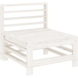  Srednje vrtne sofe 2 kom bijele od masivne borovine | shoptok.hr