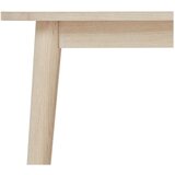 Furnhouse Mizica z mizno ploščo v hrastovem dekorju v naravni barvi 90x55 cm Nyborg – | Shoptok.si