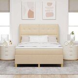  Podna opruga s madracem Tamno siva 90x190 cm Krema 160 x 200 cm | shoptok.hr