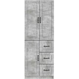  Set ormara 2 kom. Betonska siva Konstruirano drvo | shoptok.hr