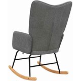  Stolica za ljuljanje od tkanine tamnosiva | shoptok.hr