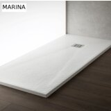 Marina pravokotna tuš kad 100 x 70 x 3 cm - cemento | Shoptok.si