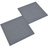 vidaXL Ploče za zaštitu od pada 12 kom gumene 50 x 50 x 3 cm sive | shoptok.hr