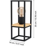 Eglo 99797 - Stona lampa LIBERTAD 1xE27/40W/230V | Eponuda.com
