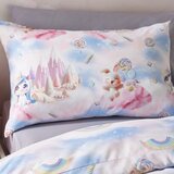 Catherine Lansfield Modra/rožnata enojna otroška posteljnina 135x200 cm Candy Unicorn – | Shoptok.si