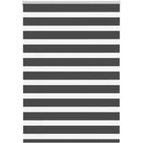 vidaXL idaXL Zebra senčilo črna 105x150 cm tkanina širina 100,9 cm poliester | Shoptok.si