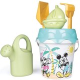 Smoby zelena mickey minnie mouse kanta s dodacima za pijesak i bioplastičnom kantom za zalijevanje | shoptok.hr
