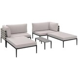 Bessagi Garden Lounge Garnitura Enja, Svetlo Siva | Shoptok.si