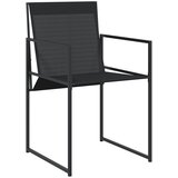  7-dijelni vrtni blagovaonski set crni od tekstilena | shoptok.hr