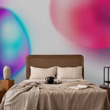  Foto tapeta - Abstraction - Colorful Glass Pieces - Violet-Blue and Pink 200x140 | shoptok.hr