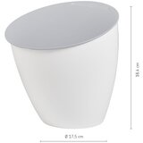 Mepal Črn koš za biološke odpadke 2,2 l Nordic black – | Shoptok.si